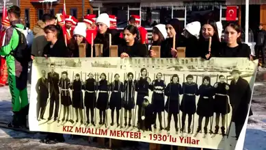 Erzurum'da 110 Yıllık Kayak Tarihi Canlandı