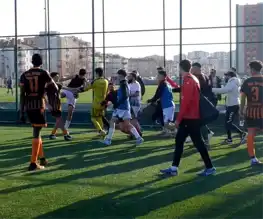 Kayseri Amatör Lig'de Kavga! Polis Müdahale Etti